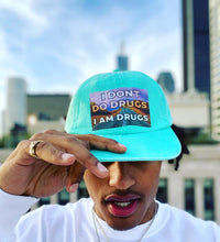 Load image into Gallery viewer, I don't Do Drugs I am Drugs... Mint Weed Green Hat